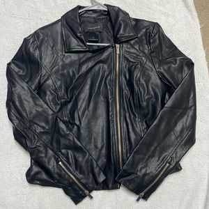 Ann Taylor Faux Leather Moto Jacket